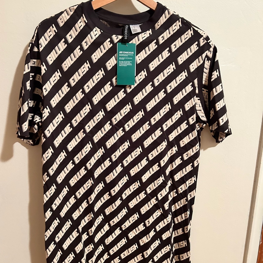 H&M Billie Eilish long tshirt/dress XS